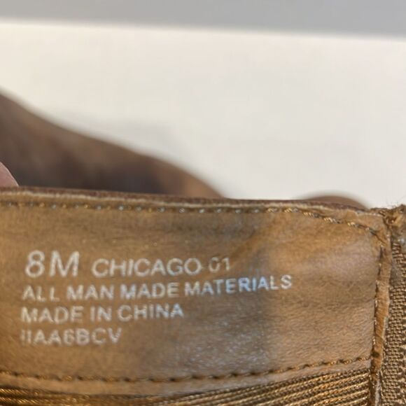 Dream‎ Pairs Lace Up Womens Boots Ankle Faux Leather Chicago-01 Sz 8 Brown - Picture 9 of 11